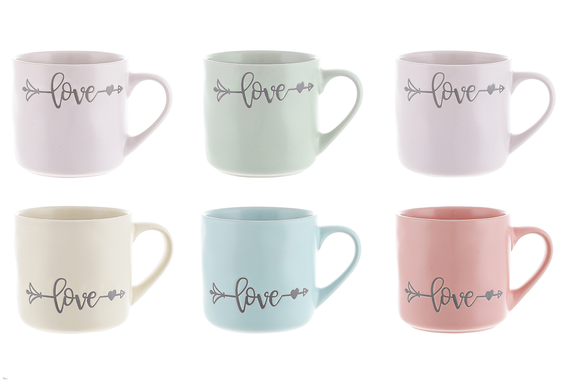 Чашка керам. 400мл "Любов" №B04-009/Bonadi/(12)(36) — фото товару | Канцелярський Сад