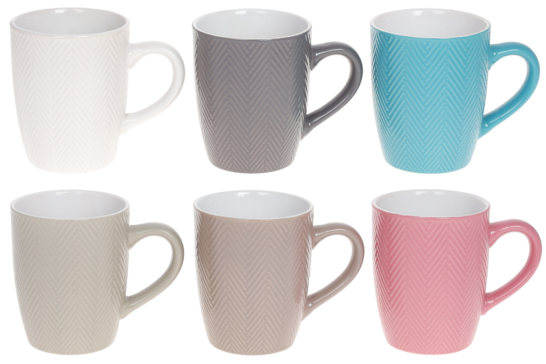 Чашка керам. 360мл "Мадрид" №344-184/Bonadi/(6)(36) — фото товару | Канцелярський Сад