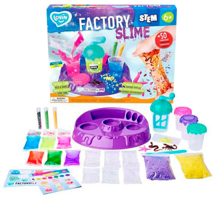 Набір для експериментів "Lovin" Slime Factory №80155(5) — купити | Канцелярський Сад