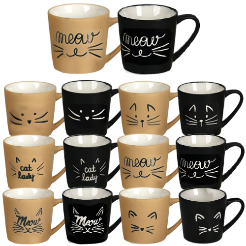 Чашка керам. 160мл "Мяу-мяу" №040-01-88/S&T/(12)(72) — фото товару | Канцелярський Сад