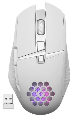 Мишка BT ігрова Defender Glory GM-514 3200dpi підсвітка,white №52513 — фото товару | Канцелярський Сад