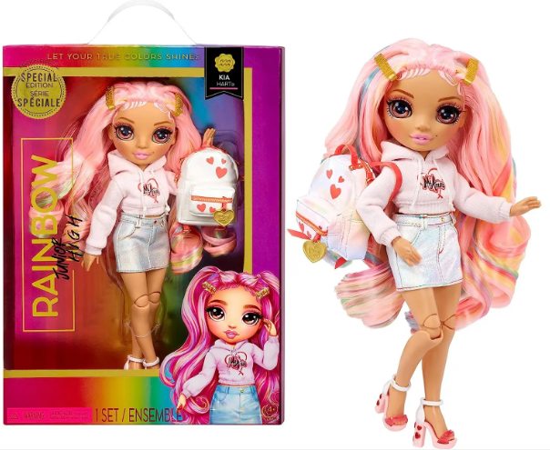 Лялька "Rainbow High - П"Junior High" - КІА ХАРТ,аксесуари №590781/КіддіСвіт/ — фото товару | Канцелярський Сад