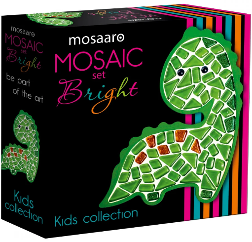 Набір для творч. "Mosaaro зі скляною мозаїкою дитячий. Динозавр" №MA7003(8) — фото товару | Канцелярський Сад