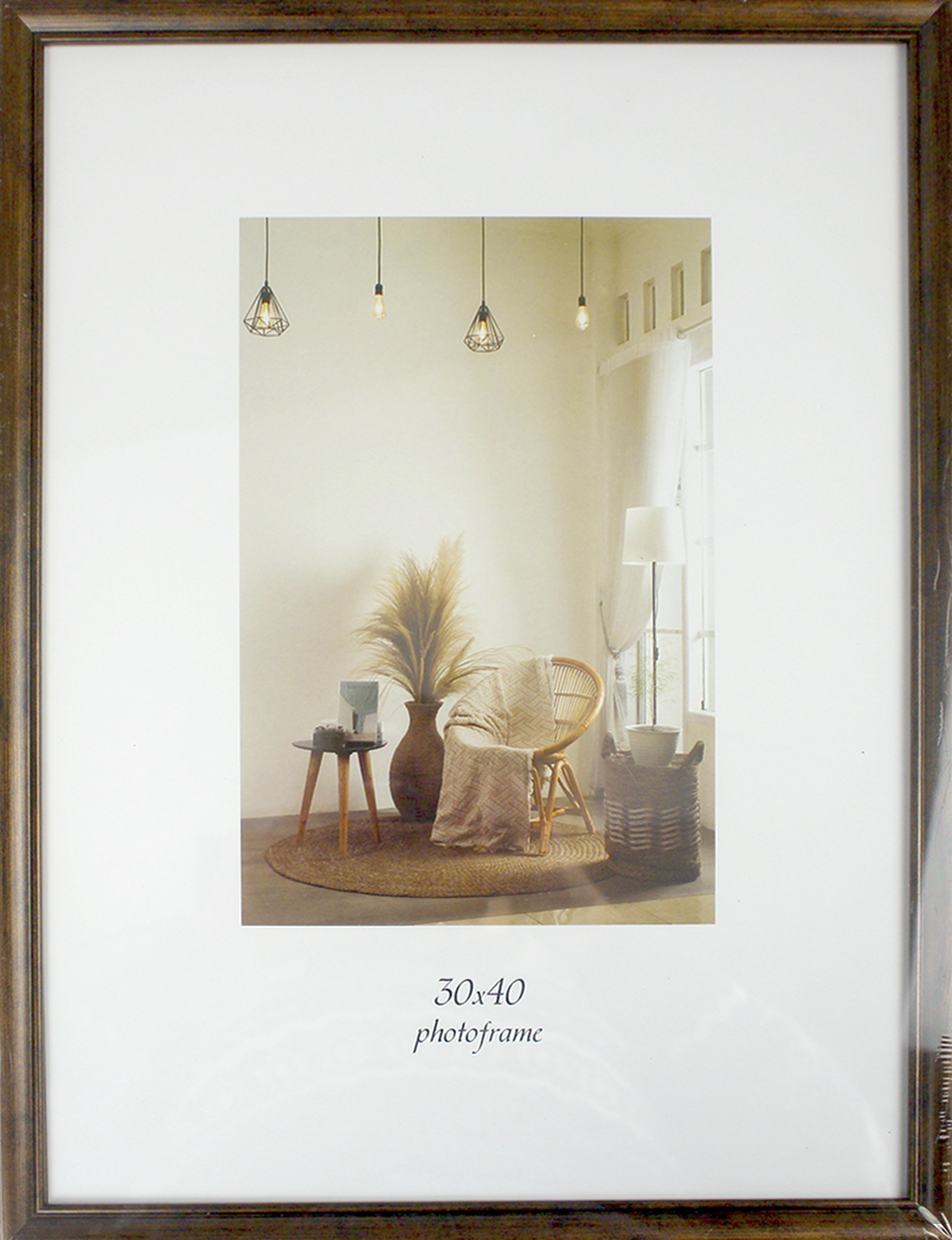 Фоторамка "Elite" 30х40 №MK-105 темно-коричнева(11) — фото товару | Канцелярський Сад