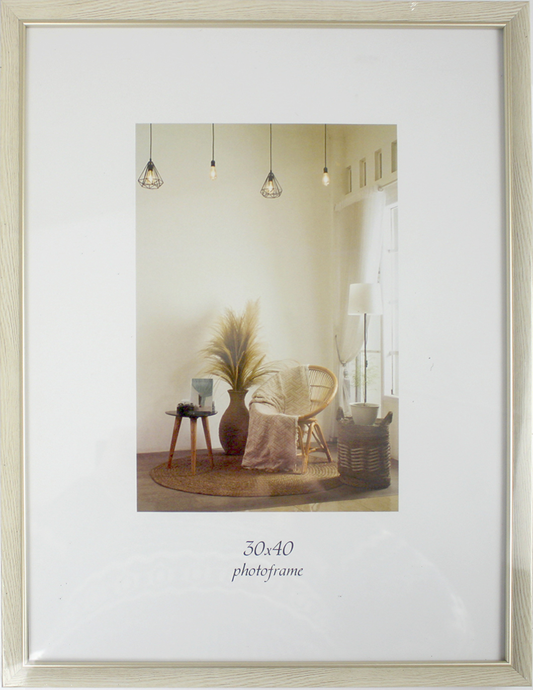 Фоторамка "Elite" 30х40 №MK-117 бежева(11) — фото товару | Канцелярський Сад