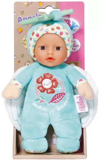 Лялька "Baby Born" "For babies" - Блакитне янголятко" 18см №832295-1/КіддіСвіт/ — фото товару | Канцелярський Сад