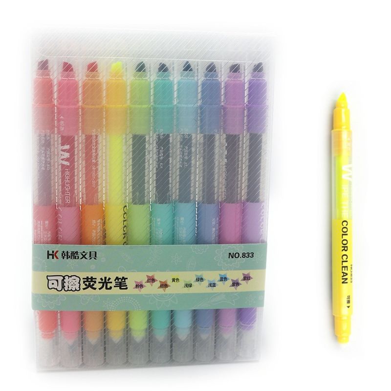 Набір текстмаркерів "J.Otten" пиши-стирай №04431-833 10шт && — фото товару | Канцелярський Сад