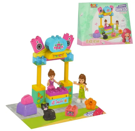 Конструктор "JDLT" Концертний майданчик,фігурки,28дет.,в кор-ці,30х23х7,5см №5433(24) — фото товару | Канцелярський Сад