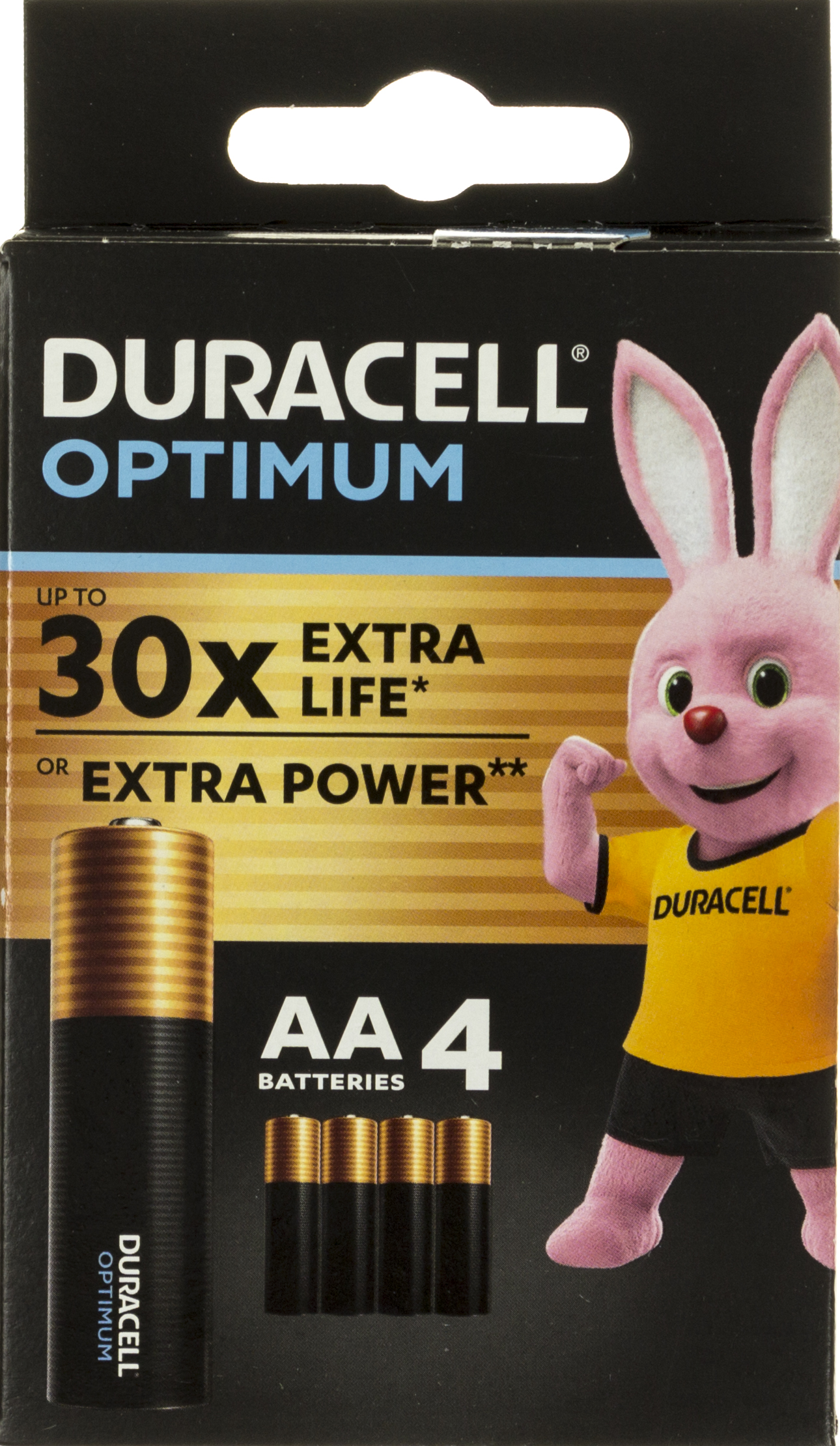 Батарейки Duracell Optimum LR-06/блістер 4шт(20) — купити | Канцелярський Сад
