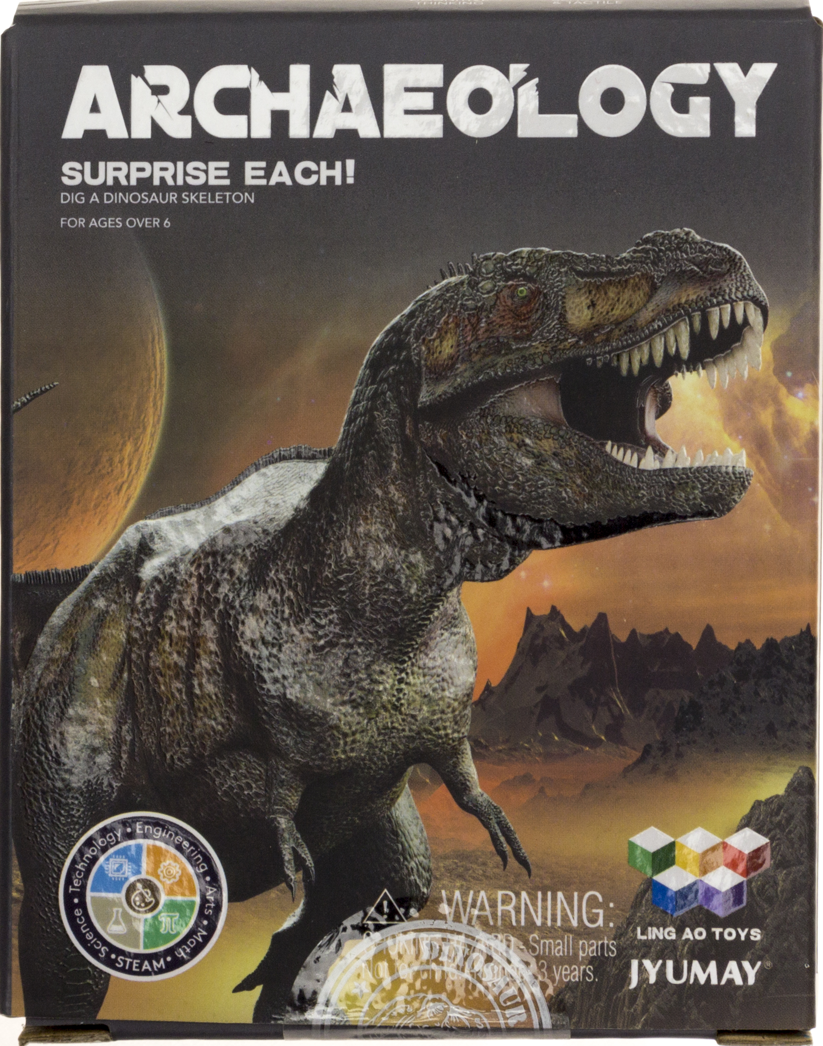 Гра "Розкопки" динозавр,інструм.,в кор-ці,9х11х4,5см №830(72) — фото товару | Канцелярський Сад