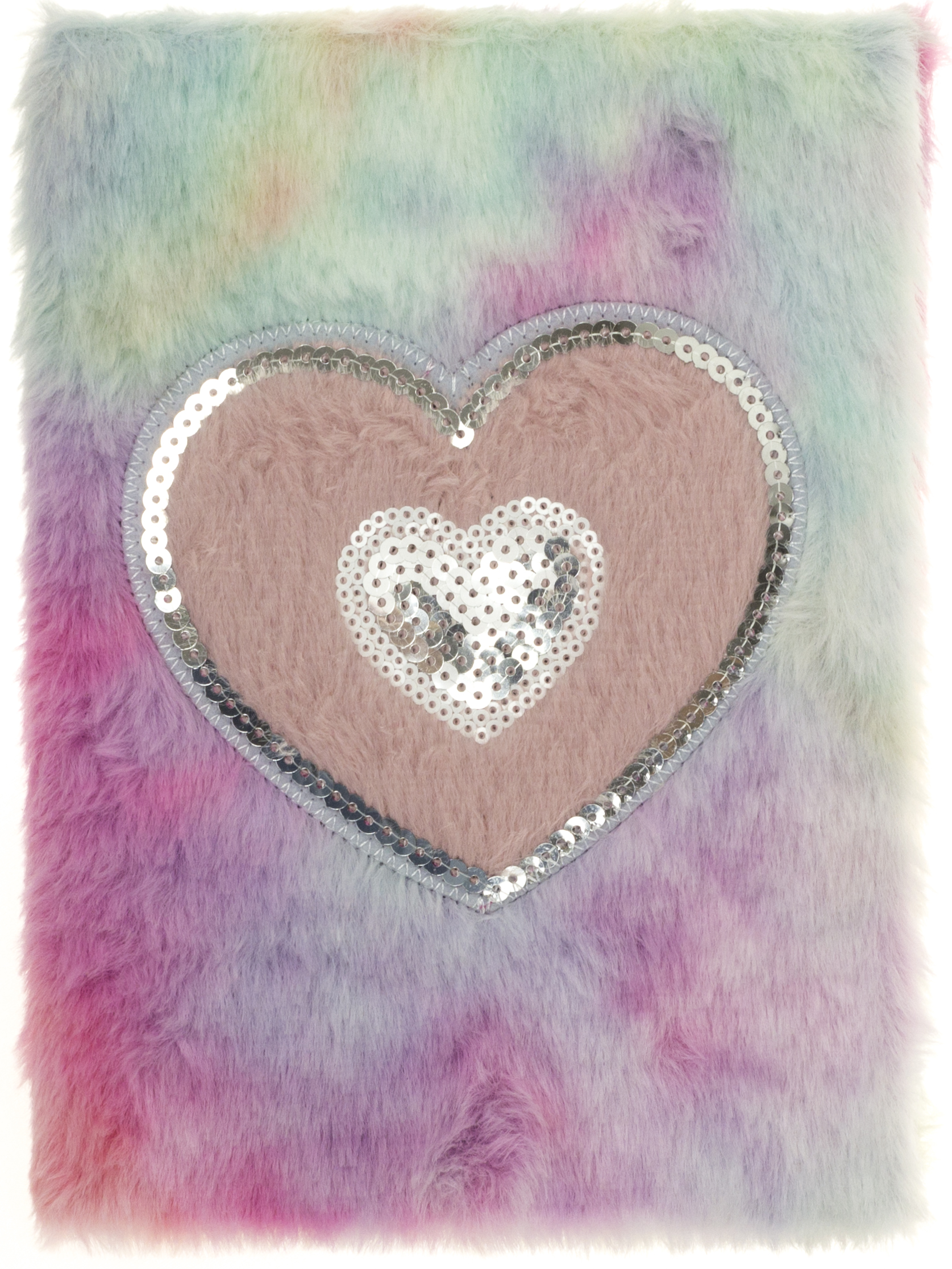 Блокнот А5 80арк. кліт. пухнастий "Серце" mix №MRB2219-11(60)(120) — фото товару | Канцелярський Сад