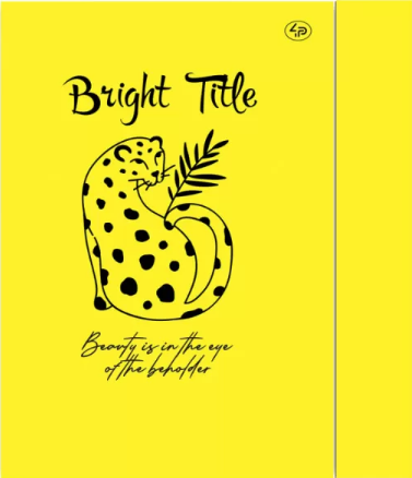 Блокнот В6 56арк. б/лін. "Bright Title note" jaguar №902583/Profiplan/ — фото товару | Канцелярський Сад