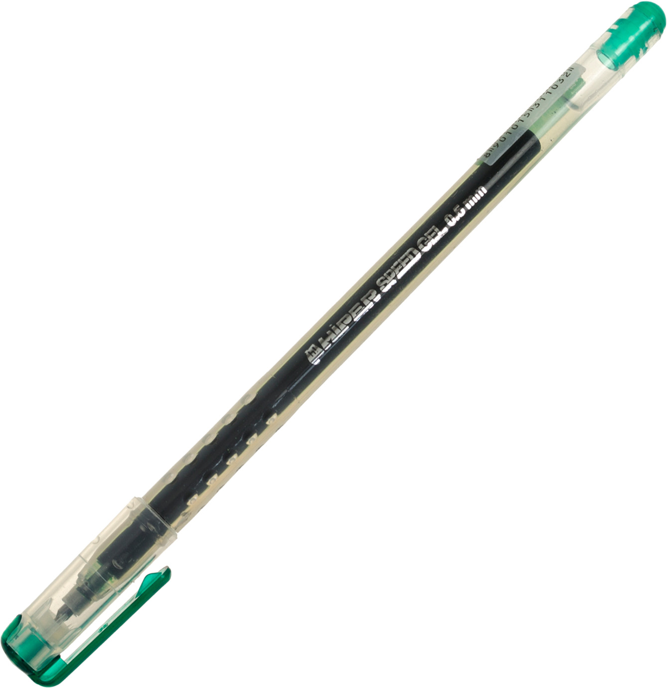 Ручка гел. "Hiper" №HG-911 Hiper Speed 3км 0,5мм зелена(10)(250)(2500) — фото товару | Канцелярський Сад