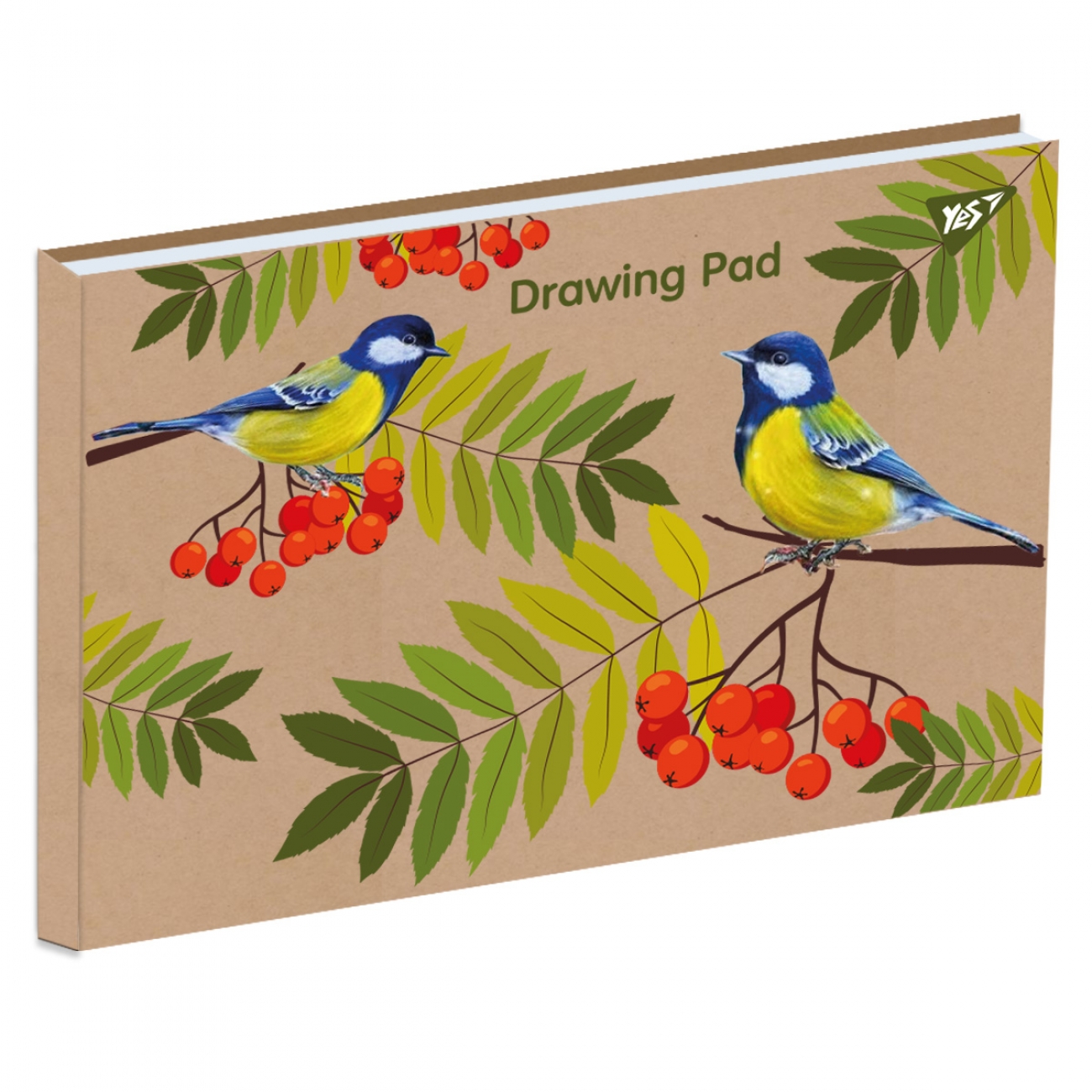 Альбом для малюв. склейка 20/100 А4 "Rowan" крафт білила №130541/Yes/(6)(96) — фото товару | Канцелярський Сад