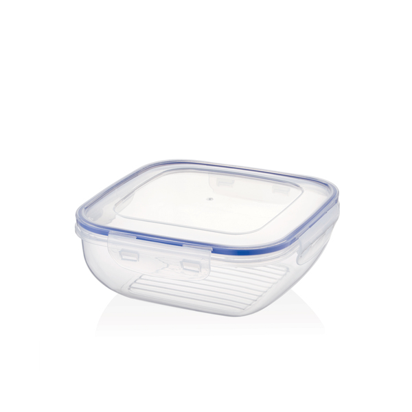 Контейнер для харч. прод. пласт. "Bager" Cook&Lock 1,8л квадр. №BG-557/31674(32) — фото товару | Канцелярський Сад