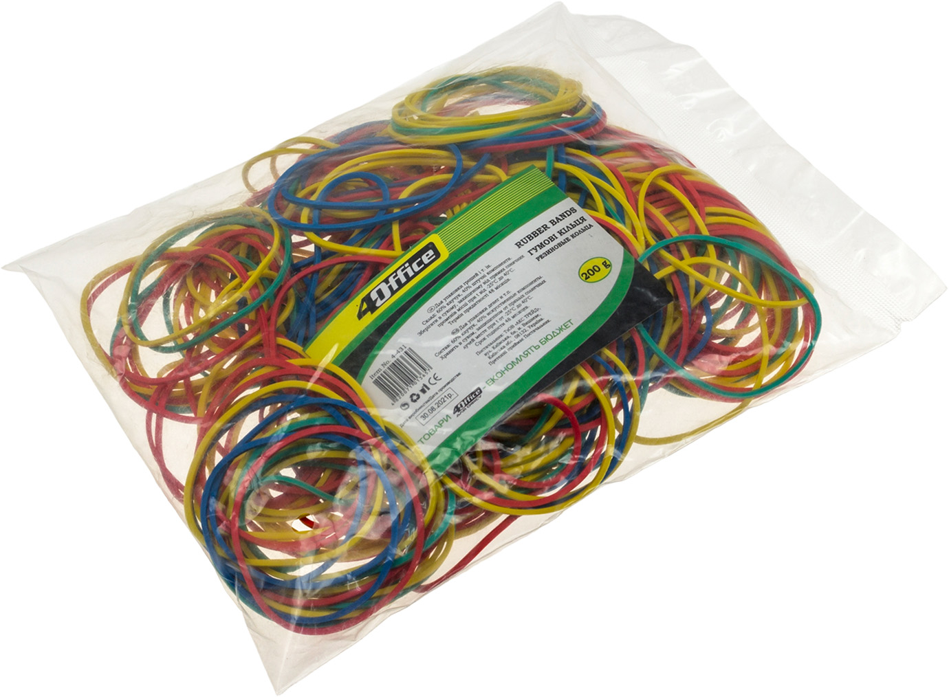 Резинка для грошей "4Office" №4-431 200гр d50мм(100) — купити | Канцелярський Сад
