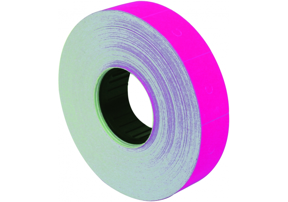 Цінник для автом. пістолета "Economix" 23х16мм 700шт рожевий №E21302-09(10)(100)(300) — фото товару | Канцелярський Сад