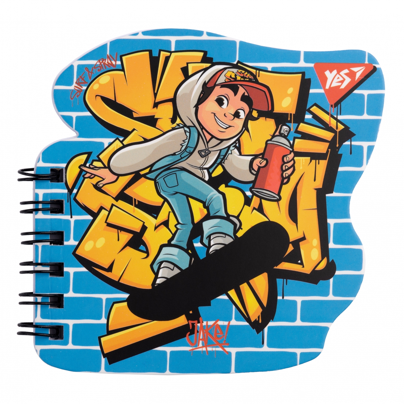 Блокнот пруж. А7 24арк. Subsurf, фігурний №681819/Yes/(30)(60) — фото товару | Канцелярський Сад