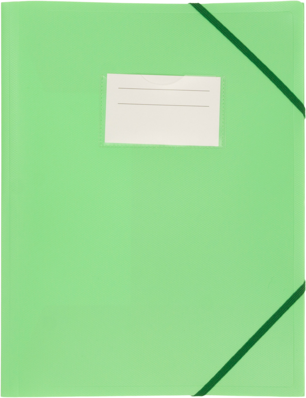 Папка "Optima" №O35699-04 А4 на рез. пласт. з карманом,зелена(25) — фото товару | Канцелярський Сад