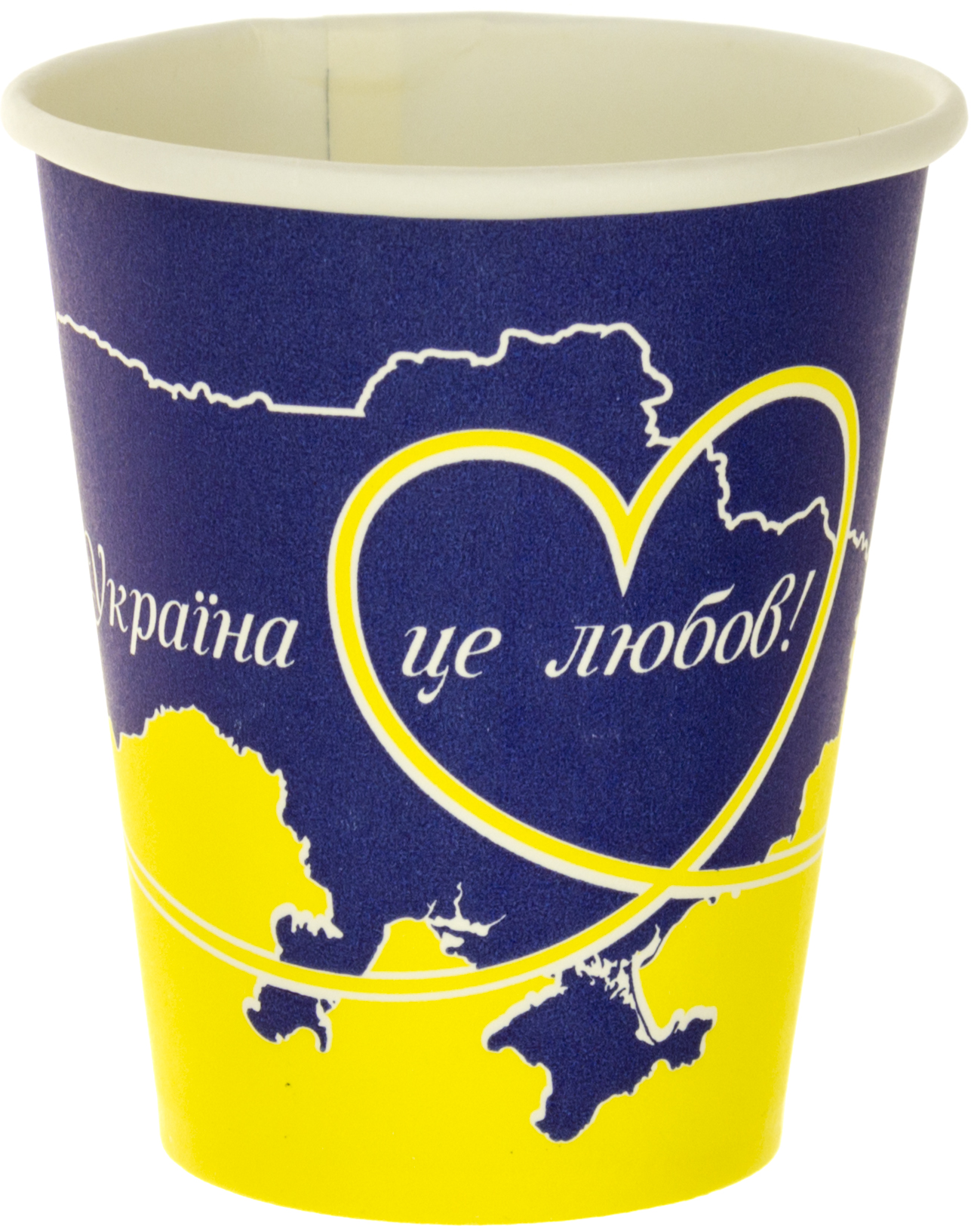 Стакан паперовий 175мл патріот №CUP175PAT/Buroclean/(50)(1000) — фото товару | Канцелярський Сад