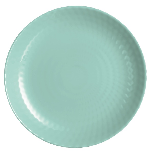 Тарілка десертна скло "Luminarc.Pampille Light Turquoise" 19см №Q4651(6)(24) — фото товару | Канцелярський Сад