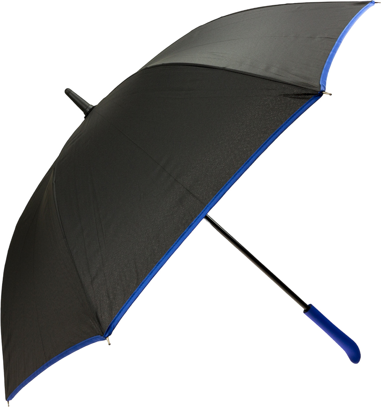 Парасолька жін. тростина напівавтомат "Optima Promo Next" чорно/синя №O98503 — фото товару | Канцелярський Сад