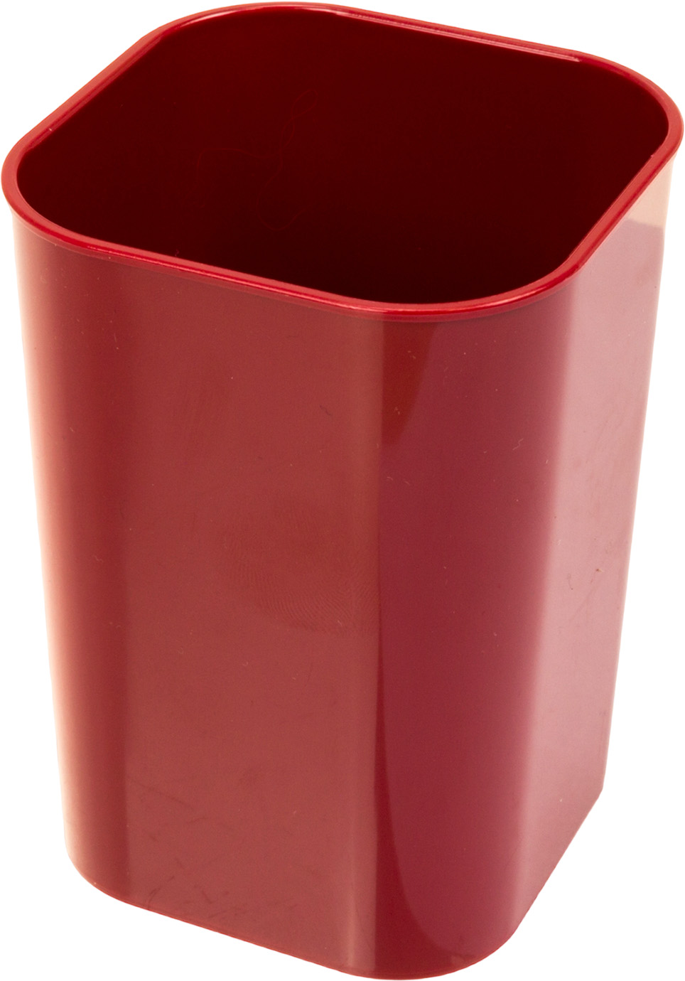 Стакан для ручок "КіП" СТРП-01 квадр. червоний (4) — фото товару | Канцелярський Сад