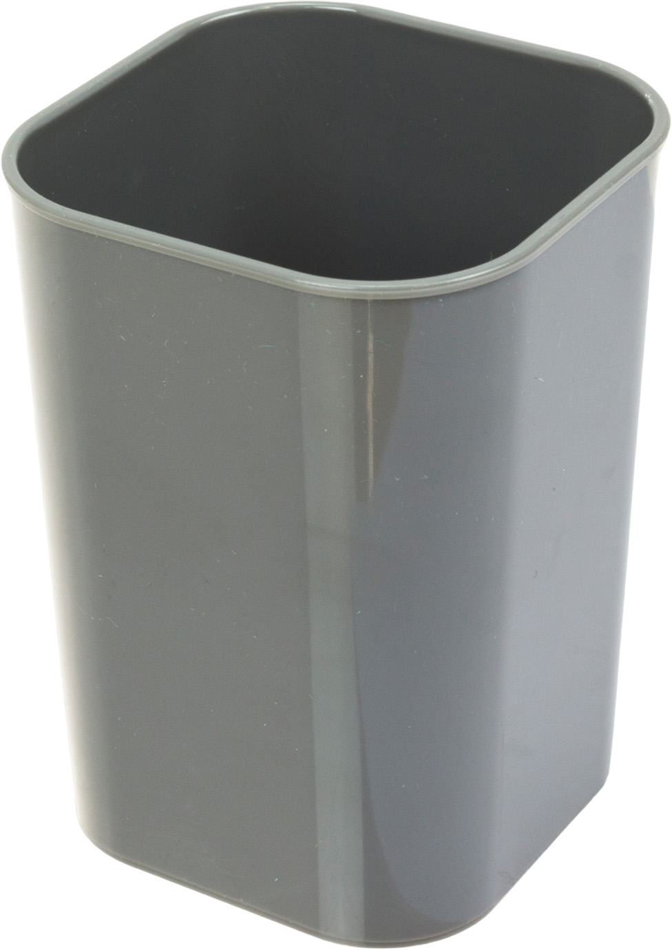 Стакан для ручок "КіП" СТРП-01 квадр. сірий (4) — фото товару | Канцелярський Сад