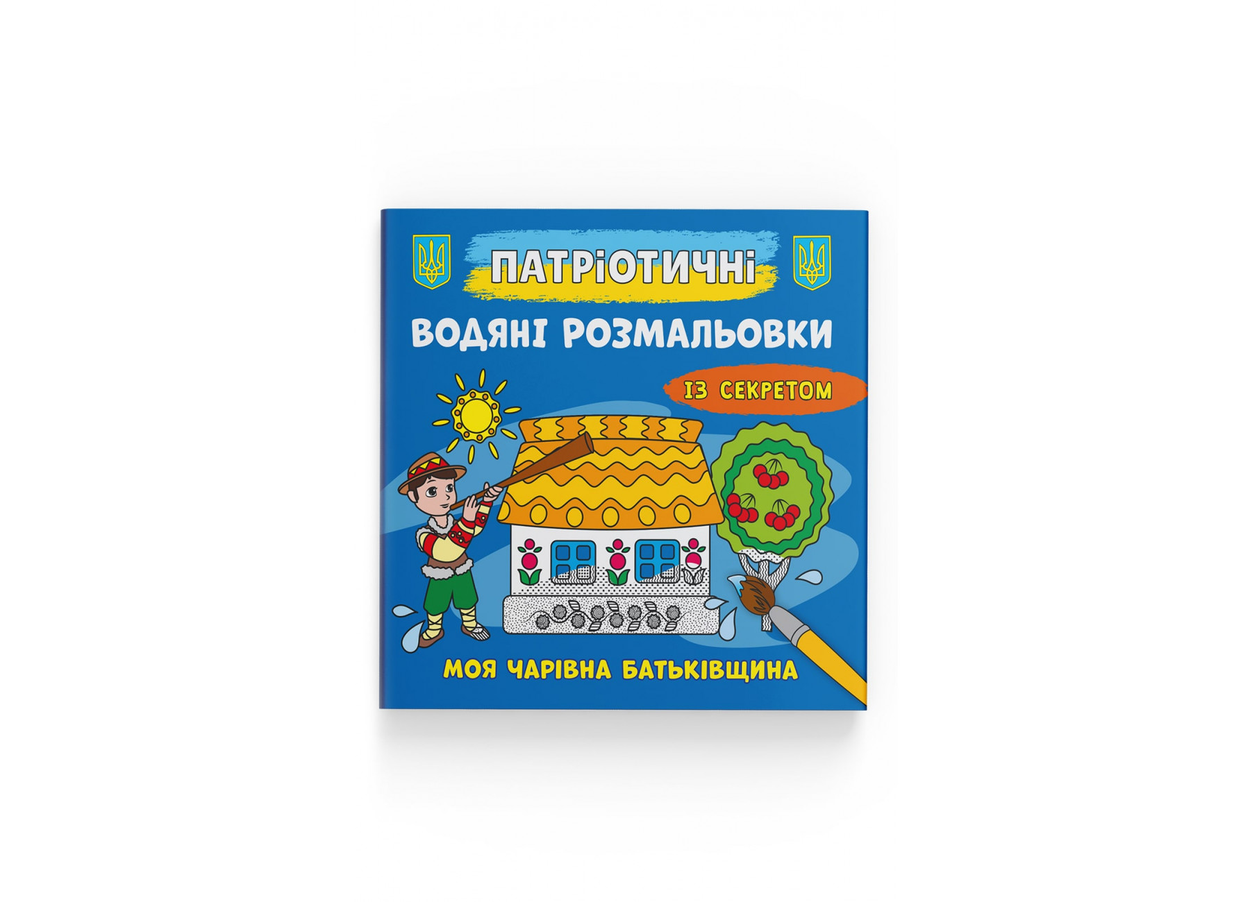 Книжка В5 "Патріотичні водяні розмальовки із секретом. Моя чарівна батьківщина" №4105/Кристал Бук/(50) — фото товару | Канцелярський Сад