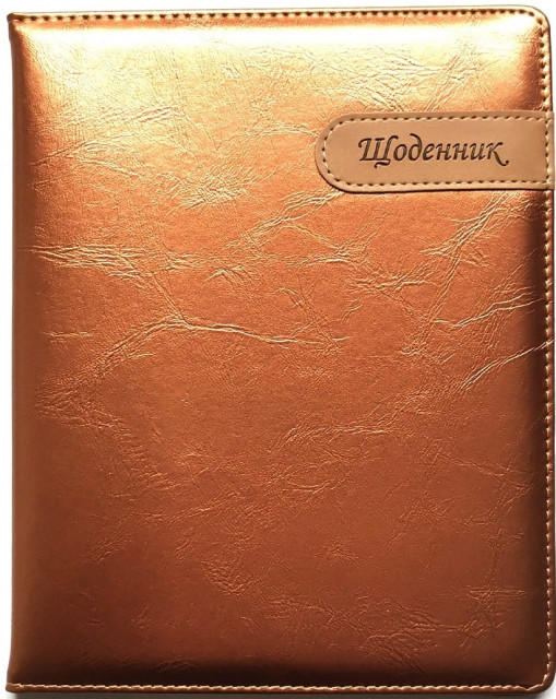 Щоденник шк. шкірзам. А5 №SD1537/5757 48арк./Мандарин/(30) — фото товару | Канцелярський Сад