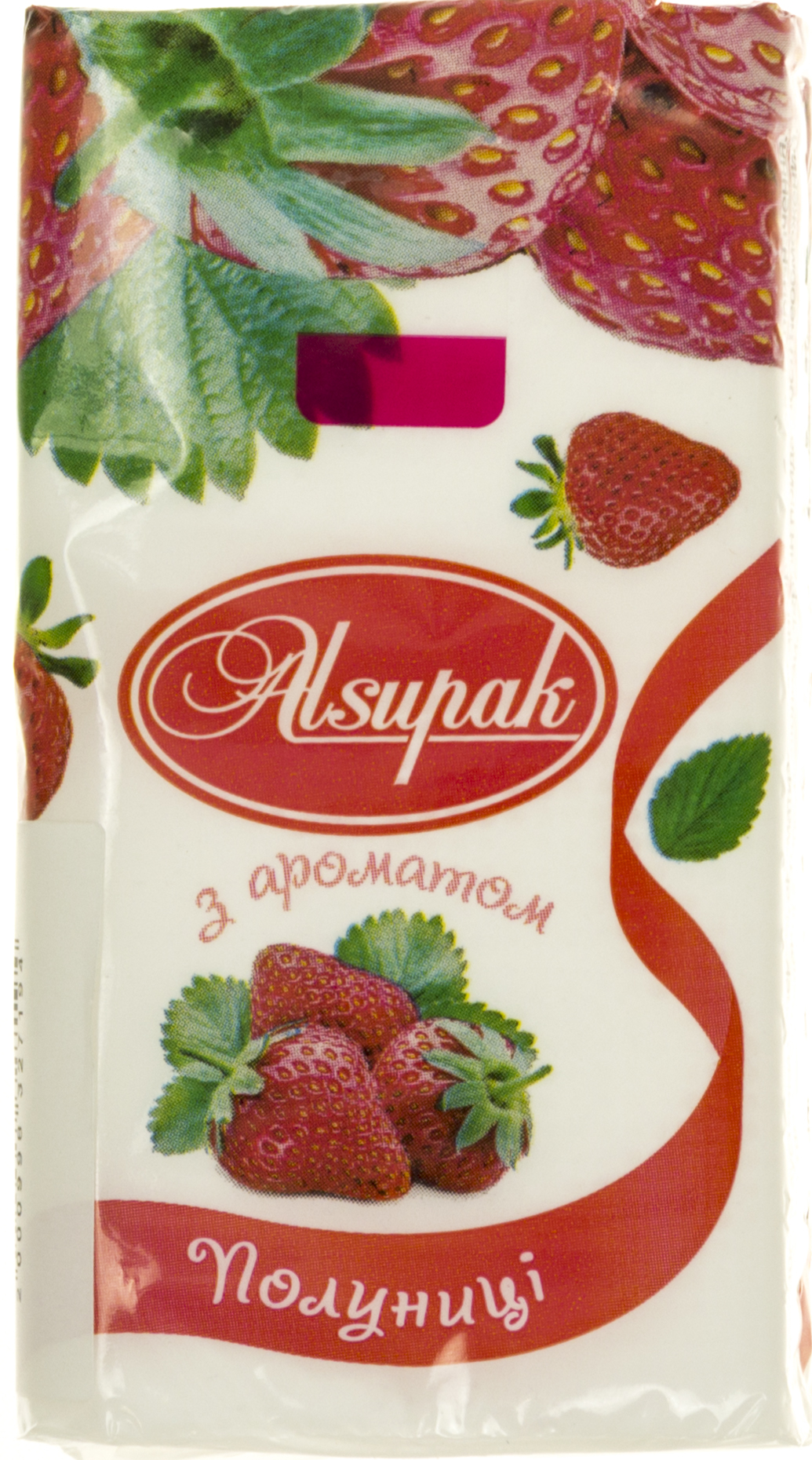 Платочки паперові "Alsupak" Полуниця(10)(160) — купити | Канцелярський Сад