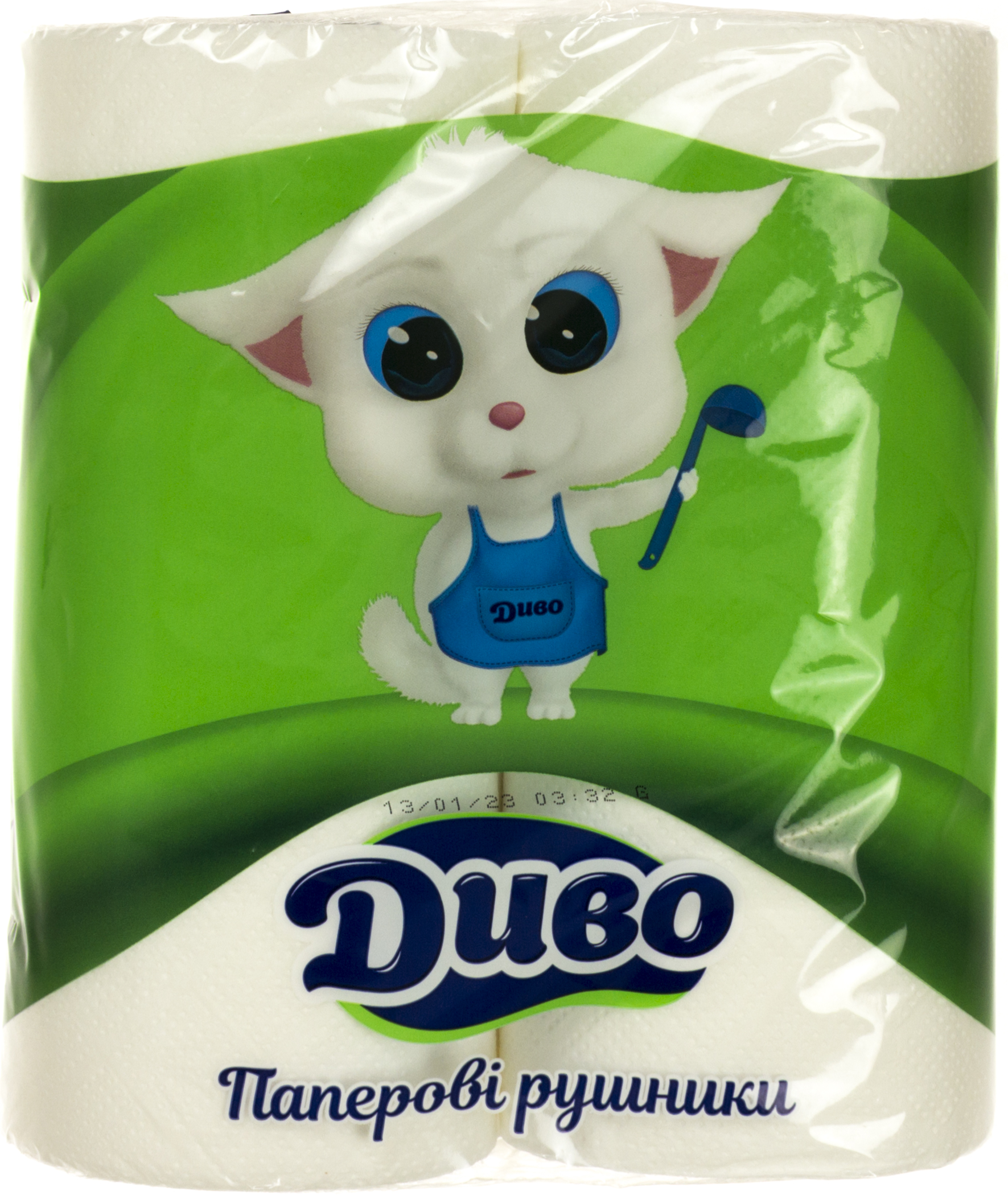 Рушник паперовий "Диво" (2шт) №1885(20) — фото товару | Канцелярський Сад