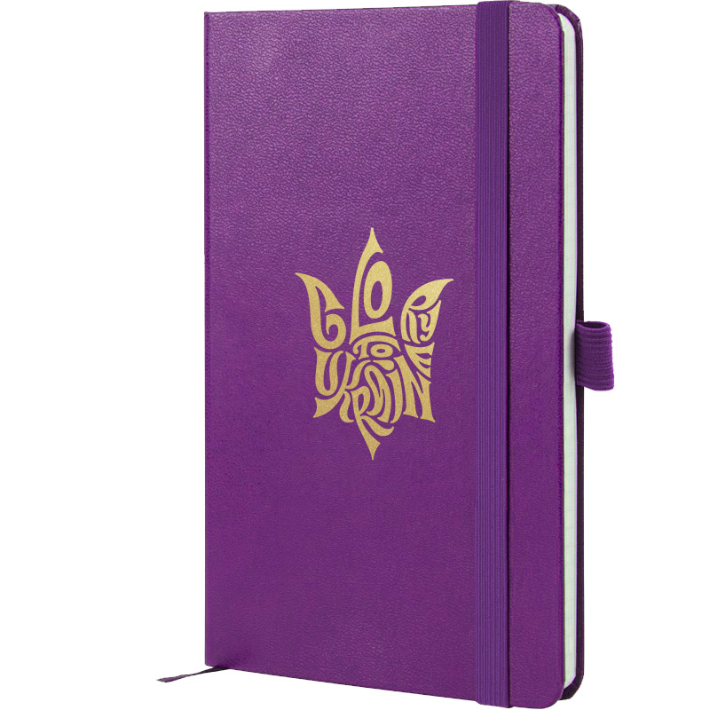 Блокнот А5 96арк. кліт. тв. обкл. "Partner" Glory пурпурний №8201-17-4-A/Axent/(18) — фото товару | Канцелярський Сад