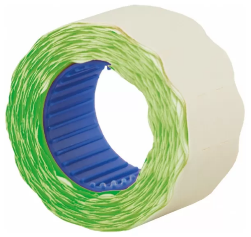 Цінник для автом. пістолета фігурн. "Economix" 26х12мм 500шт зелений №E21304-04(10)(300) — фото товару | Канцелярський Сад