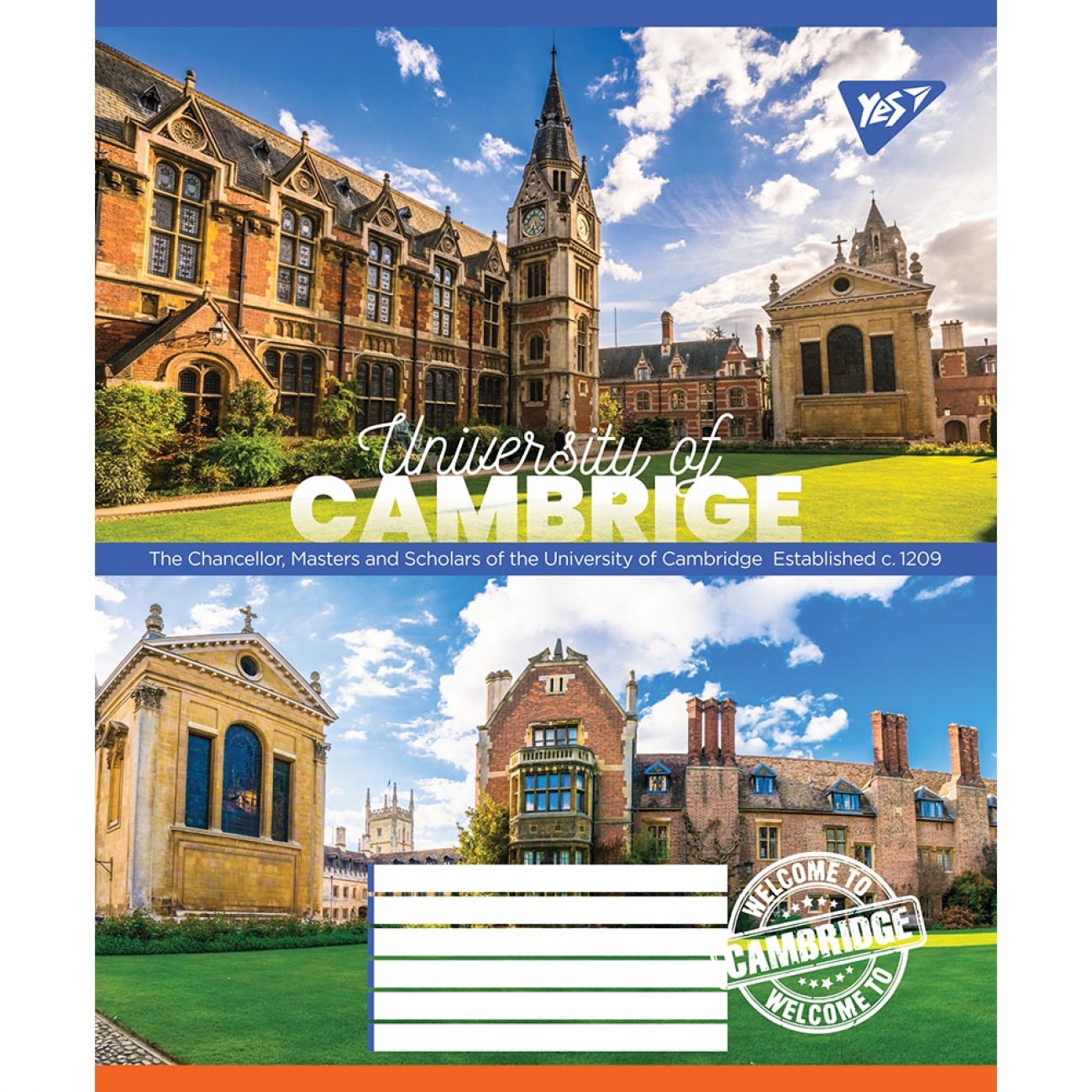 Зошит 96арк. лін. YES University №766772(5)(120) — фото товару | Канцелярський Сад