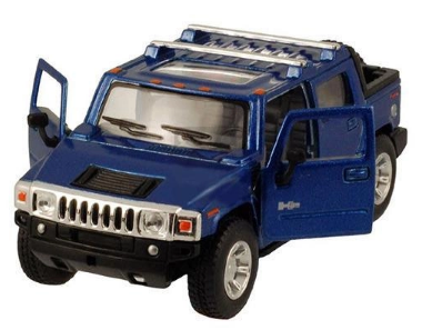 Машина інер-а метал. "Kinsmart" Hummer H2 SUT 2005,в кор-ці,16x7x8см,4кольор.№KT5097W(24) — фото товару | Канцелярський Сад