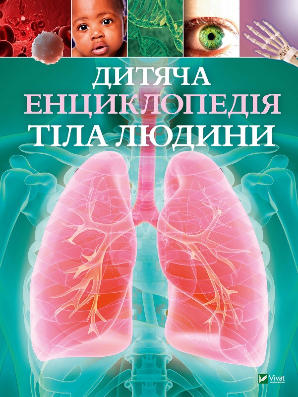 Книжка А4 "Дитяча енциклопедія тіла людини" Гібберт Клер №9889/Vivat/(6) — фото товару | Канцелярський Сад