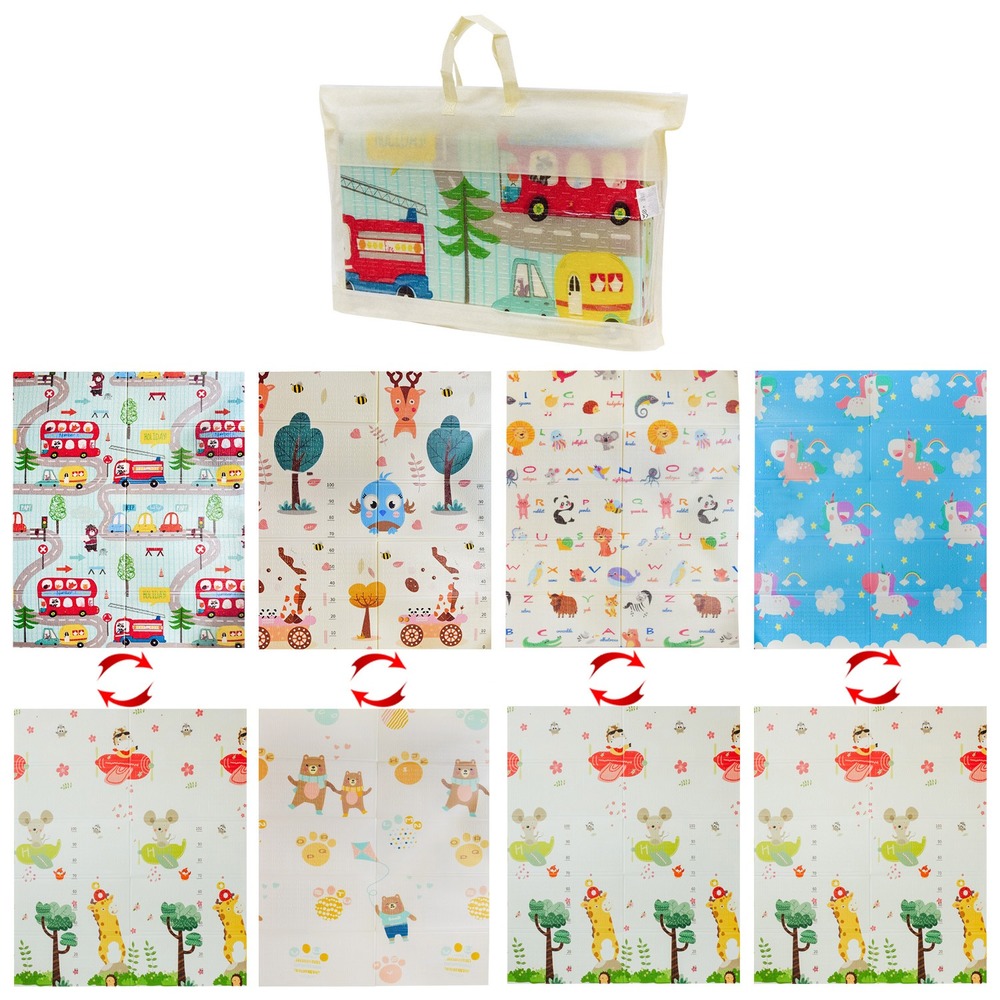 Килимок термо,двохстороній,матеріал XPE,в сумці,150х180х0,8см,4 види №K6602(20) — купити | Канцелярський Сад