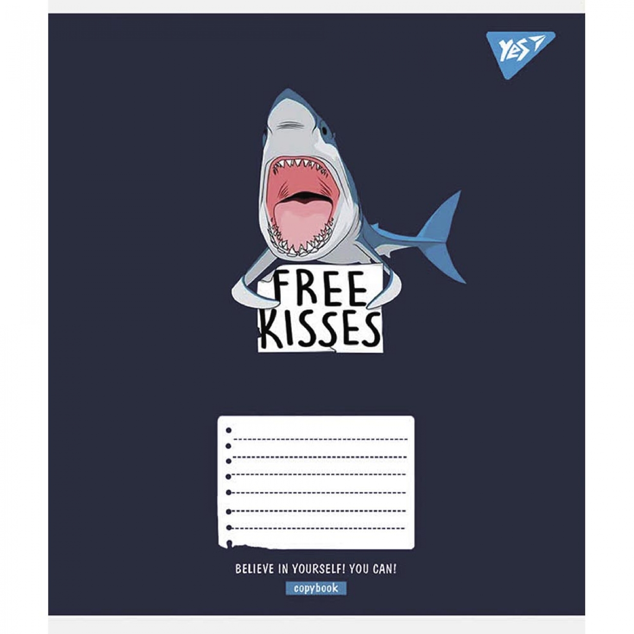 Зошит 18арк. лін. YES Believe in yourself №766605(25)(400) — фото товару | Канцелярський Сад