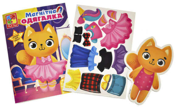 Гра на магнітах "Кішечка" №VT3204-34 — фото товару | Канцелярський Сад