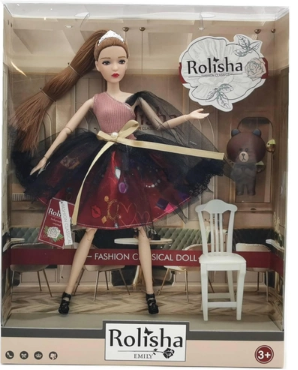 Лялька "Emily" 29см,з аксесуарами,в кор-ці №QJ100C(24)(48) КІ — купити | Канцелярський Сад