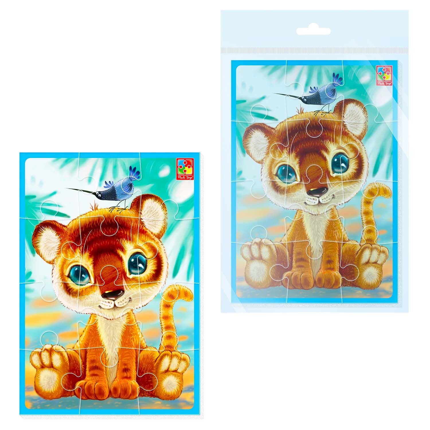 Пазли м'які "Малюк зможе."Тигреня" №VT1103-93(35) — купити | Канцелярський Сад