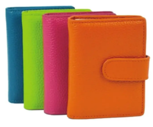 Візитниця "Deli" №7620 (20 візиток) шкірзам.,на кнопці(12) — фото товару | Канцелярський Сад