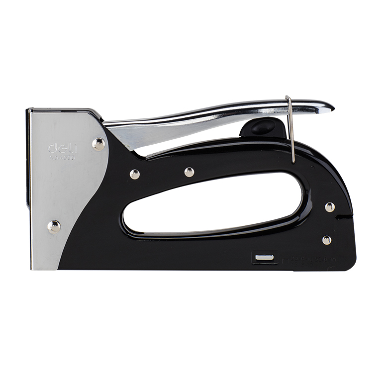 Степлер "Deli" №13,23,53/6-10 №4600E метал., меблевий, чорний(6) — фото товару | Канцелярський Сад