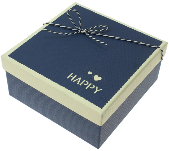 Коробка подарункова квадрат. карт. 17х17х7см мікс №24318/460244-M/Лідер/ — фото товару | Канцелярський Сад