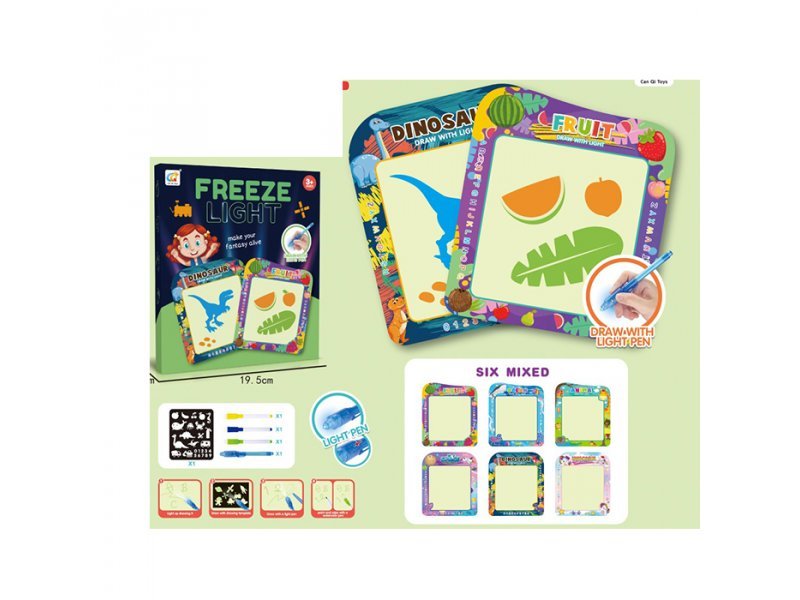 Дошка дитяча, маркер 4шт, в кор-ці,19,5х22,5х3,5см №CQ150-4(72) — купити | Канцелярський Сад