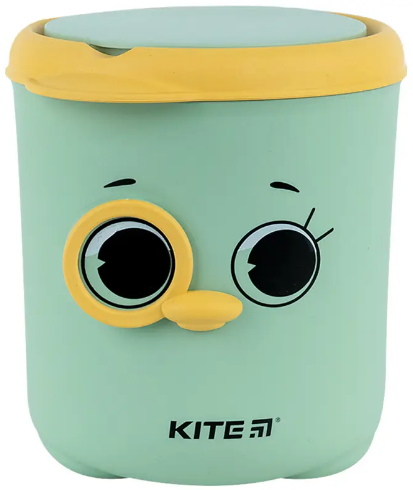 Контейнер для сміття "Kite" настільний,зелений №K24-011-1(12) — купити | Канцелярський Сад