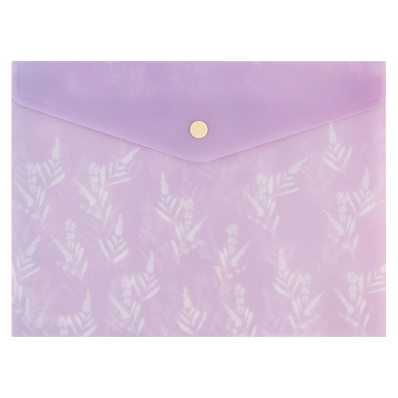 Папка-конверт "Axent" №1496-38-А А5+ Lavender-3 на кнопці(12) — фото товару | Канцелярський Сад