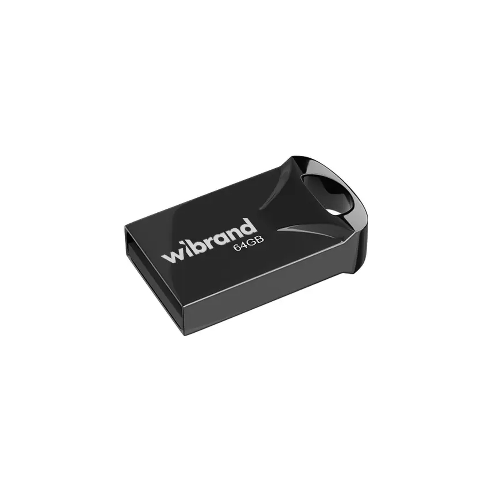 Флеш-пам`ять 64GB "Wibrand" Hawk USB2.0 black №1142 — фото товару | Канцелярський Сад