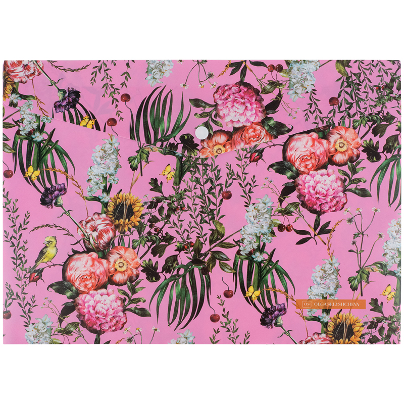 Папка-конверт "Axent" №1495-34-A А4+ OS Secret на кнопці(12) — фото товару | Канцелярський Сад